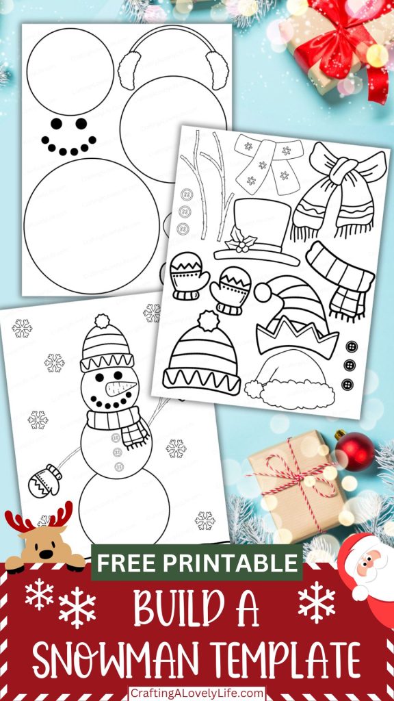 Free Printable Build a Snowman Template