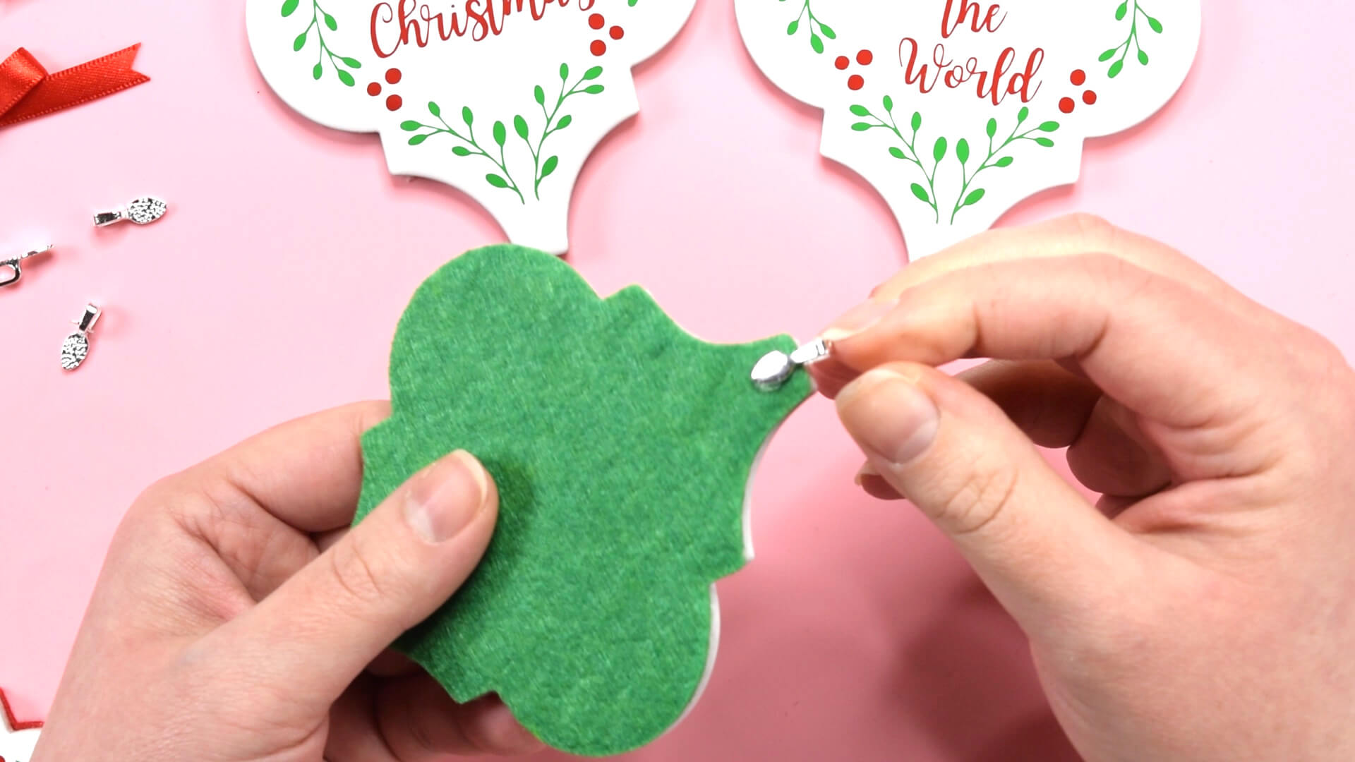 DIY Lantern Tile Ornaments