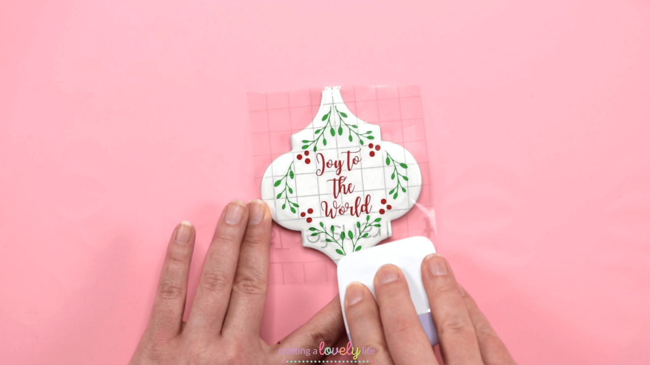 DIY Lantern Tile Ornaments