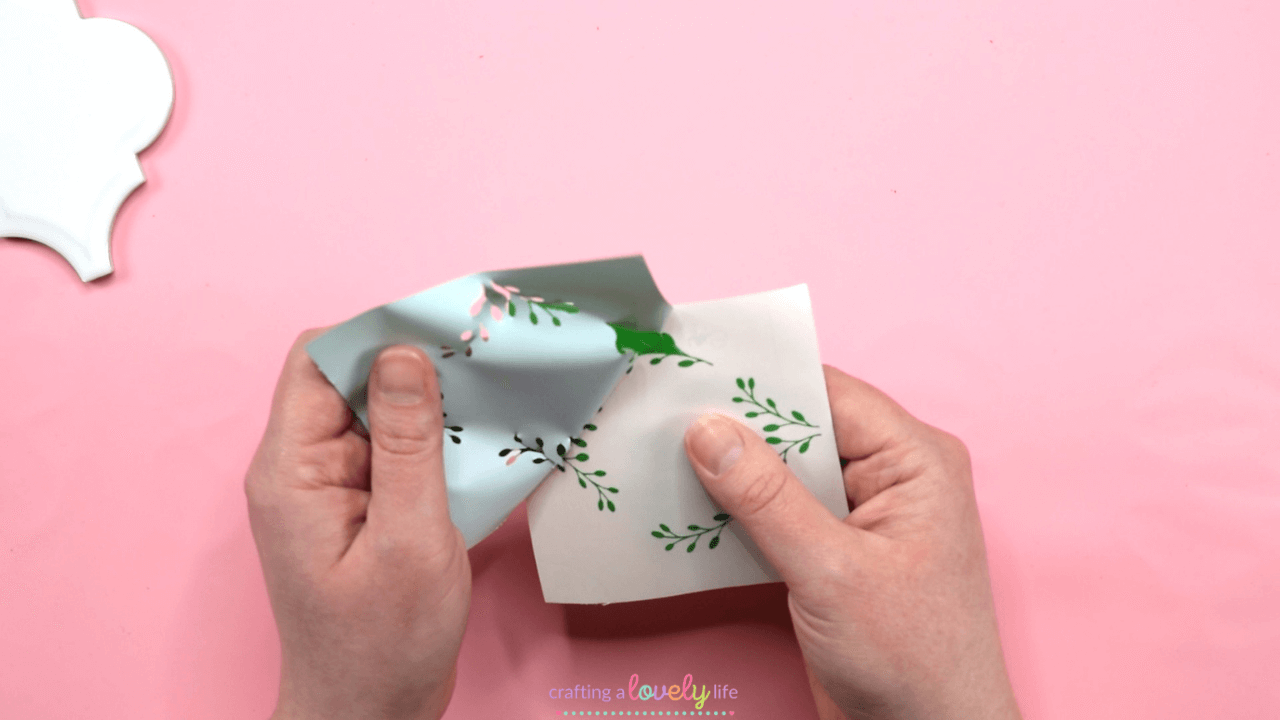 DIY Lantern Tile Ornaments