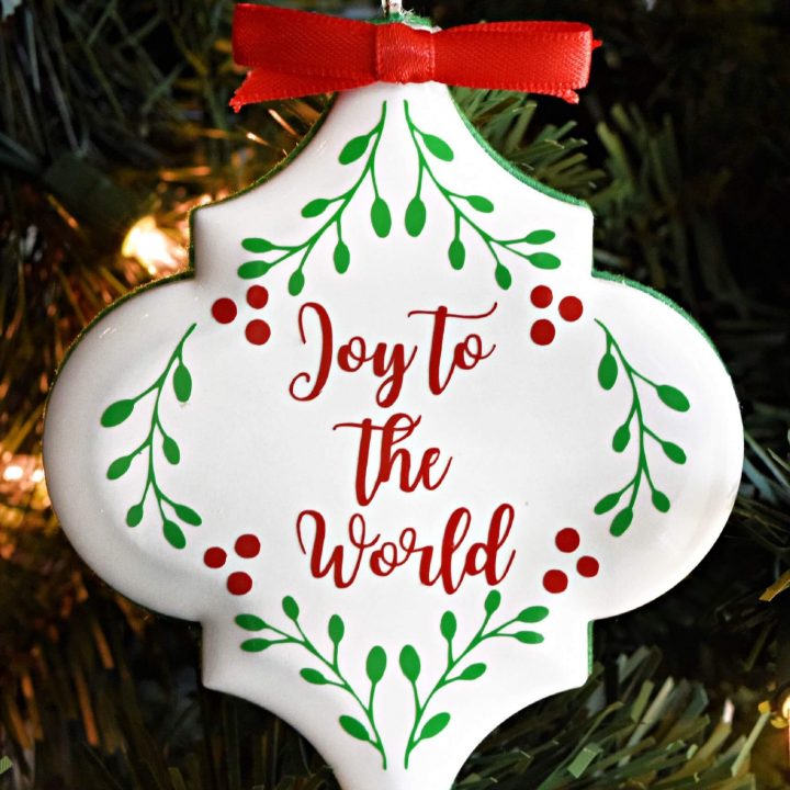 DIY Lantern Tile Ornaments