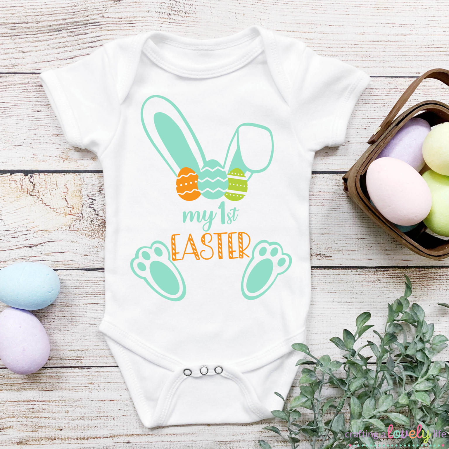 Blue My First Easter SVG Cut Files